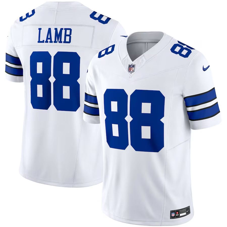 Men Dallas Cowboys #88 CeeDee Lamb Nike White Vapor F.U.S.E. Limited Jersey->customized nfl jersey->Custom Jersey